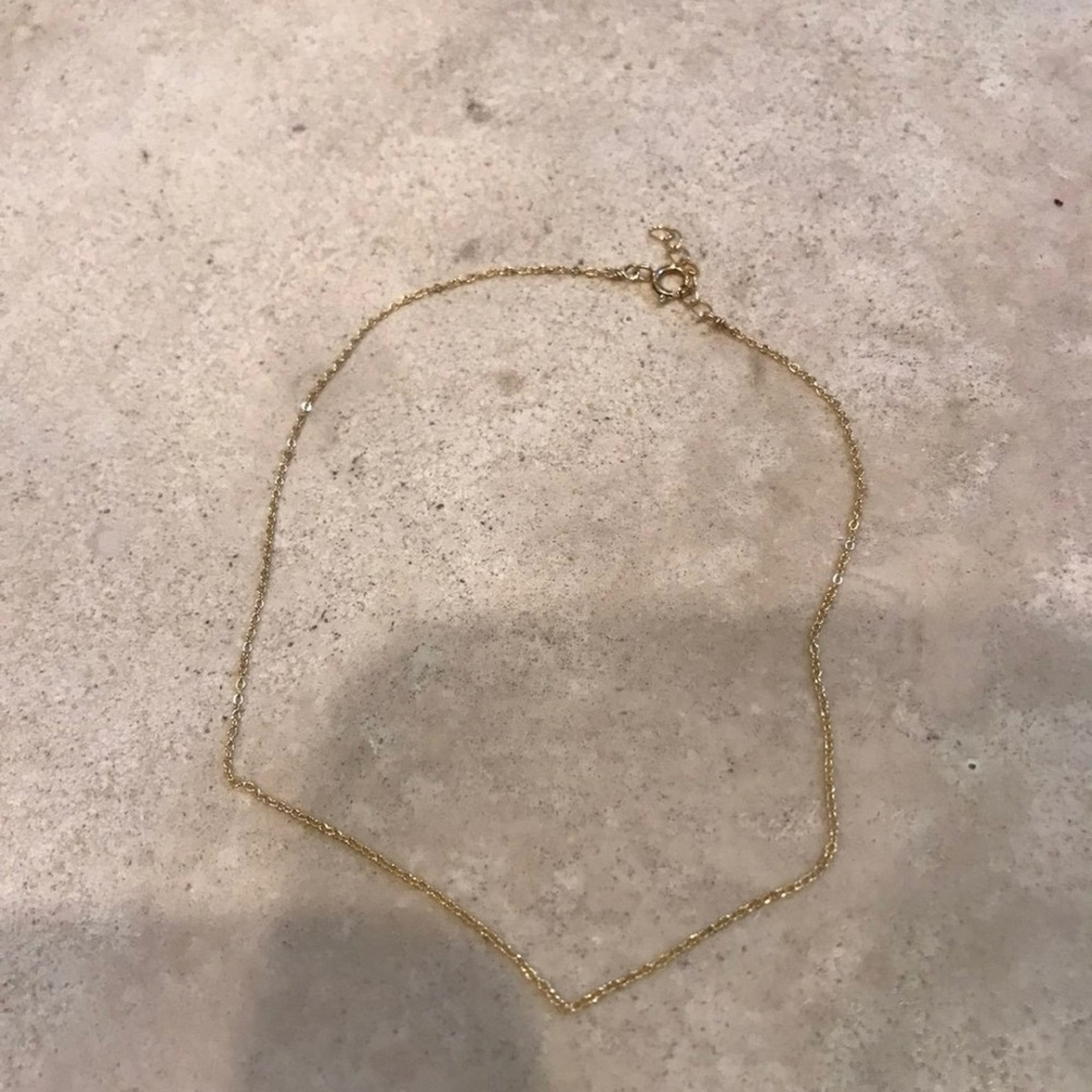 Gold filled anklet